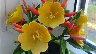 ЭНОТЕРА ИЗ ХОЛОДНОГО ФАРФОРА (OENOTHERA)