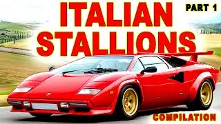 Your Childhood Italian Supercar Dreams: Part 1 🔴 Classic & New Poster Cars from Italy