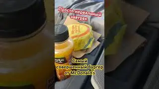 Нереально безупречно совершенный гамбургер🍔 