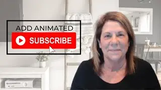 how to add an animated subscribe button to your video // Canva