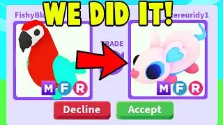 Trading for MEGA SWEETHEART RAT in Adopt Me!