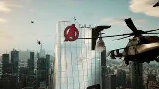 Avengers Tower Entrance