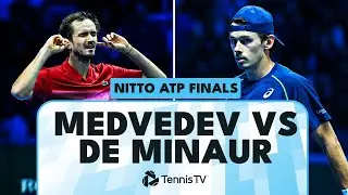 Daniil Medvedev vs Alex De Minaur Match Highlights | Nitto ATP Finals 2024