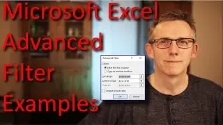 Excel VBA Advanced Filter Examples