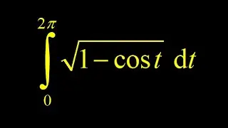 Definite integral sqrt(1-cos(t)) on 0 to 2pi.  Two ways to integrate sqrt(1-cos(t)) and sign issue!