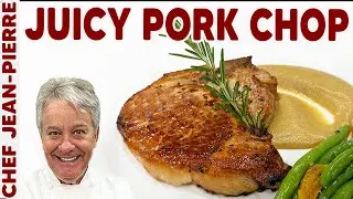 Juicy Pork Chops with Apple Sauce | Chef Jean-Pierre