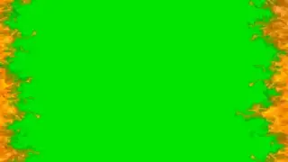 Animated Fire Free Green Screen