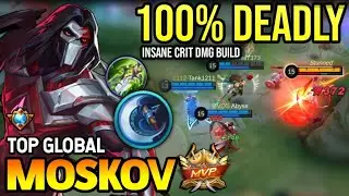 MOSKOV BEST BUILD 2023 | TOP GLOBAL MOSKOV GAMEPLAY | MOBILE LEGENDS✓