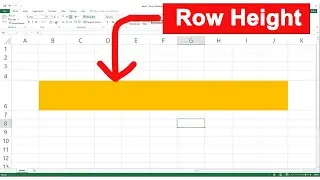 Adjust Row height in Excel