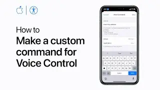 How to make custom commands in Voice Control for iPhone, iPad, and iPod touch – Apple Support