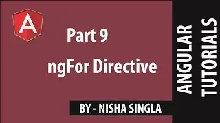 NgFor Directive - Angular(Tutorial #9)