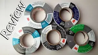 3M DT8, DT11, DT17, 1900, 3939, 6969 Duct Tapes Review, Comparison and Tests