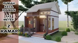 IDAMAN BANGET RUMAHNYA ! RUMAH 1 LANTAI 5x5 Meter Tapi DALAMNYA BIKIN KAGET BANGET