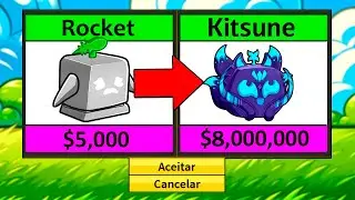 Trading from Rocket to Kitsune in Blox Fruits