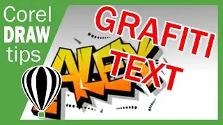 #SHORTS Creating Graffiti text in CorelDraw