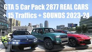 GTA 5 Car Pack 2877 REAL CARS + 15 Traffics + 1.0.3095... 1.68💥