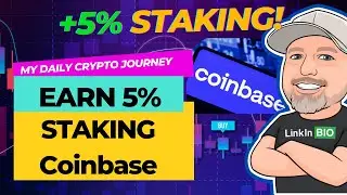 Earn 5% Interest STAKING on Coinbase - Instead of HODL'ing a Coin, STAKE it to grow your Asset!