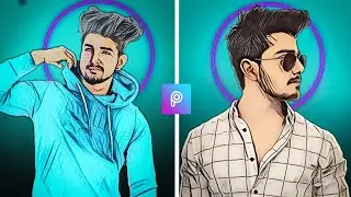 Picsart Cartoon effected  Photo Editing || portrait image editing using picsArt || DequeEditing🔥
