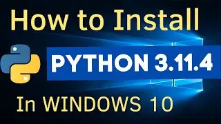 how to install python on windows 10 | how to install python in windows 10 | Python Tutorial