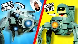 Construi al Spider Camera Mejorado y al Spider Astro Toilet con LEGO