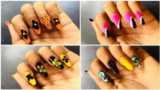 ❤️Easy Nail Art within 2minutes || Nail Art At Home💅#nailarts #naildesign #nailtutorial #nailvideos