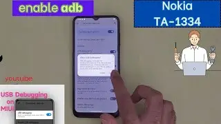 How to Enable USB debugging on Nokia G10 TA-1334 enable adb