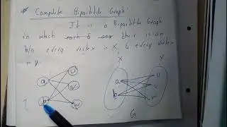 COMPLETE BIPARTITE GRAPH|| GRAPH THEORY & TREES || DISCRETE MATHEMATICS || OU EDUCATION