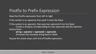 Expression Conversion (Prefix to Postfix & Postfix to Prefix)