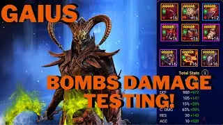 EPISODE #3 OF THE DAMAGE TESTING SERIES: GAIUS! Raid: Shadow Legend