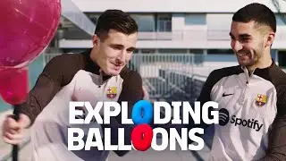 🎈💥💥🎈 BOOM! EXPLODING BALLOONS CHALLENGE WITH FERRAN TORRES & IÑAKI PEÑA | FC Barcelona 🔵🔴