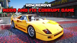 How to Delete ALL MODS! (EASY) Fresh START - GTA 5 MODS