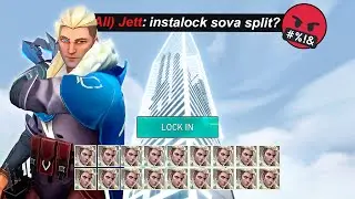 Instalocking Sova on Split