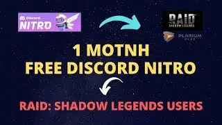 1 Month Free Discord Nitro for RAID Shadow Legends Users - Plarium x Discord -Get Free Discord Nitro
