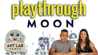 Moon - Board Game Ant Lab Games 2 Player Playthrough