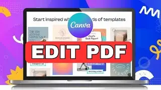 How to Edit PDF in Canva 2024?