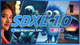 SDXL 1.0 : AI Image Generator for Free 🔥 | Midjourney Alternative but Free | AI se Image Banao Hindi