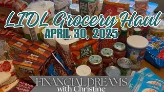 Lidl Monthly Grocery Haul | Family of 4 on a Budget | May 2025 | How Much Did I Spend? #groceryhaul