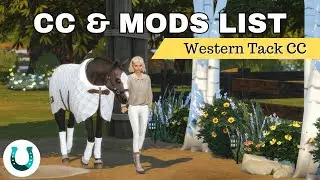 Sims 4 Horse Stable CC List - Western Riding Edition