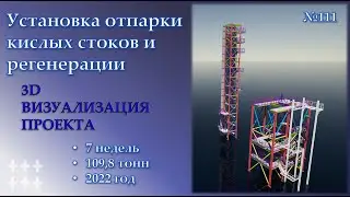 3D КМД Установка отпарки кислых стоков и регенерации