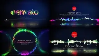 Glitch Music Visualizer After Effects Template