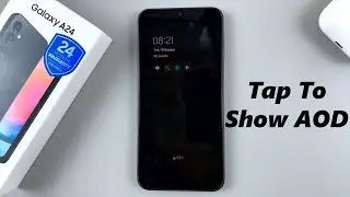 Samsung Galaxy A24: How To Enable Tap To Show Always On Display