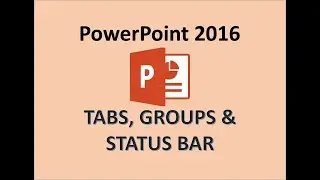 PowerPoint 2016 - User Interface - How to Use the Ribbon Tabs Groups and Commands in Power Point 365