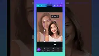 Background Reflection Effect in Canva