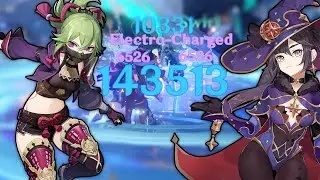 Main DPS Mona + Kuki Shinobu is CRAZY | Genshin Impact