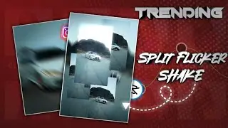 Instagram Trending Reel Editing | como que eu tô song reel editing |Split Fliker shake video editing