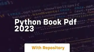 python book pdf 2023