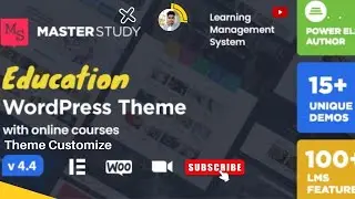 Masterstudy Education WordPress Theme Customize 2022