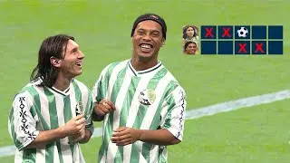 Ronaldinho and Messi playing Freekick World Championship