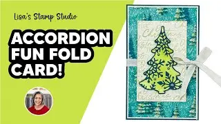 Make a Surprisingly Easy Accordion Fun Fold Card for the Holidays!