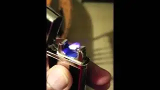 Lighter with Tesla coil